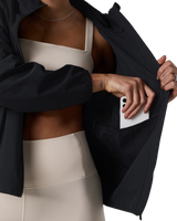 Renew Trainer Shell Jacket in Black