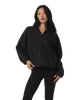 Alpine Zip Fleece Jacket in Black