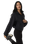 Alpine Zip Fleece Jacket in Black