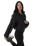 Alpine Zip Fleece Jacket in Black