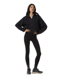 Alpine Zip Fleece Jacket in Black