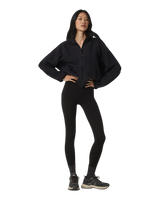 Alpine Zip Fleece Jacket in Black
