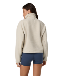 Alpine Zip Fleece Jacket in Bone