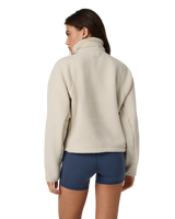 Alpine Zip Fleece Jacket in Bone