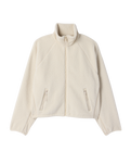 Alpine Zip Fleece Jacket in Bone