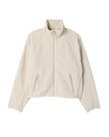 Alpine Zip Fleece Jacket in Bone