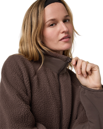 Alpine Zip Fleece Jacket in Java