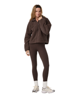 Alpine Zip Fleece Jacket in Java