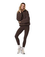 Alpine Zip Fleece Jacket in Java