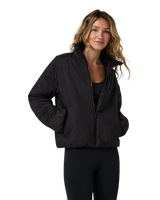 Canyon Insulated Sporty Jacket in Black
