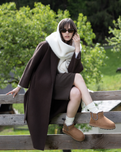 The Emu Womens Higgie Boots in Chestnut