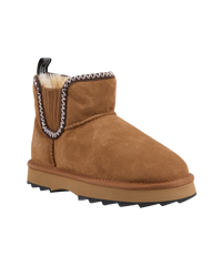 The Emu Womens Higgie Boots in Chestnut