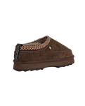 The Emu Womens Sharky Adventure Scuff Slippers in Chocolate