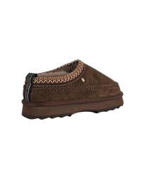 The Emu Womens Sharky Adventure Scuff Slippers in Chocolate