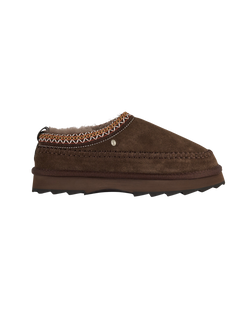 The Emu Womens Sharky Adventure Scuff Slippers in Chocolate