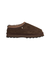 The Emu Womens Sharky Adventure Scuff Slippers in Chocolate
