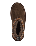 The Emu Womens Sharky Adventure Scuff Slippers in Chocolate