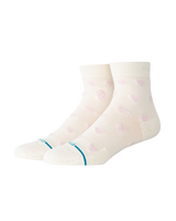 The Stance Womens Hearts Lowrider Socks in Ivory