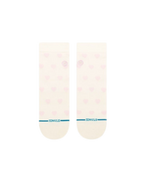 The Stance Womens Hearts Lowrider Socks in Ivory