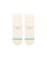 The Stance Womens Hearts Lowrider Socks in Ivory