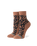 The Stance Womens Love Leopard Lowrider Socks in Brown