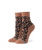 The Stance Womens Love Leopard Lowrider Socks in Brown