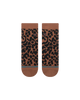 The Stance Womens Love Leopard Lowrider Socks in Brown