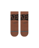 The Stance Womens Love Leopard Lowrider Socks in Brown
