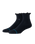 The Stance Womens Ruffle Icon Quarter Socks in Black