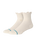 The Stance Womens Ruffle Icon Quarter Crew Socks in Ivory
