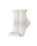 The Stance Womens Ruffle Icon Quarter Crew Socks in Ivory