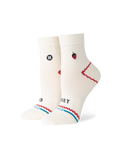 The Stance Womens So Sweet Lowrider Socks in Ivory