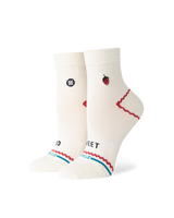 The Stance Womens So Sweet Lowrider Socks in Ivory