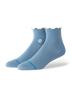 The Stance Womens Pop Ruffle Icon Quarter Socks in Blue