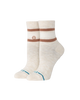 The Stance Womens Womens Boyd Slub Quarter Socks in Cream