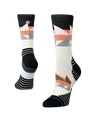 The Stance Womens Tri Wool Crew Socks in Black