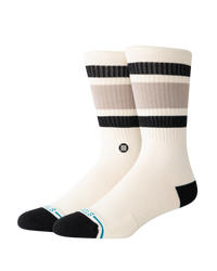 The Stance Womens Womens Boyd Crew Socks in String Grey