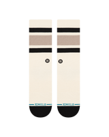 The Stance Womens Womens Boyd Crew Socks in String Grey