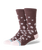 The Stance Womens Floral Dreams Crew Socks in Brown