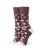 The Stance Womens Floral Dreams Crew Socks in Brown