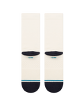 The Stance Womens Heart Crew Socks in Canvas