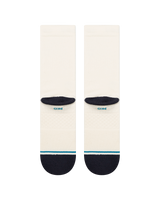 The Stance Womens Heart Crew Socks in Canvas