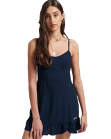 The Superdry Womens Vintage Cami Mini Dress in Eclipse Navy