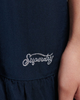 The Superdry Womens Vintage Cami Mini Dress in Eclipse Navy