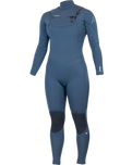Revo 4/3mm Chest Zip Wetsuit in Slate