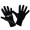The Alder Edge 3mm Wetsuit Gloves in Black