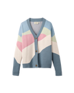 The Passenger Womens Scenic Knitted Cardigan in Scenic Stormy Blue