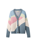 The Passenger Womens Scenic Knitted Cardigan in Scenic Stormy Blue