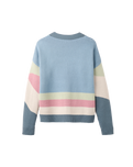 The Passenger Womens Scenic Knitted Cardigan in Scenic Stormy Blue