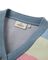 The Passenger Womens Scenic Knitted Cardigan in Scenic Stormy Blue